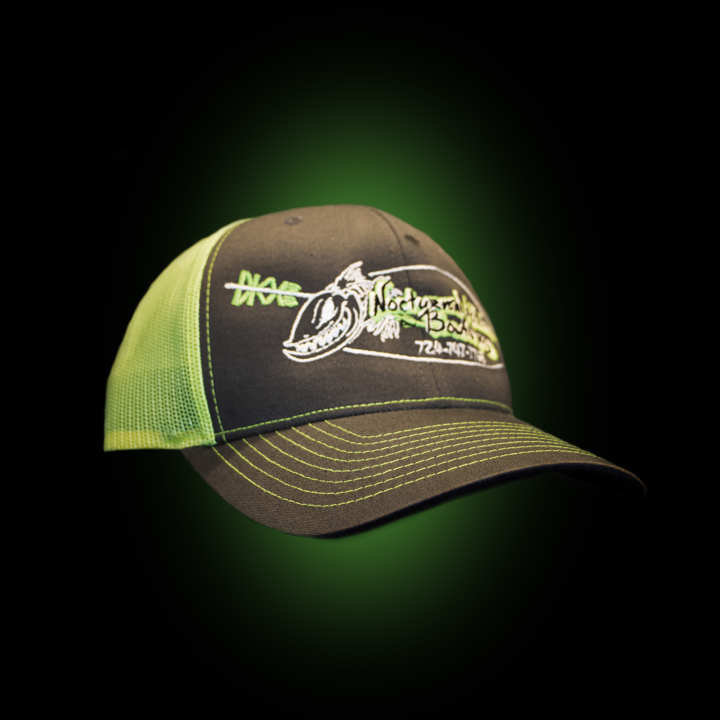 NAB Official Snap-Back Hat  Nocturnal Addiction Bowfishing